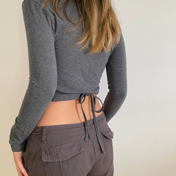 Brandy Melville Grey Kim Pants - Picture 16 of 16